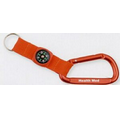 Standard Aluminum Carabiner w/ Compass on Strap